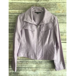 Lafayette 148 | Purple Zip Up Jacket